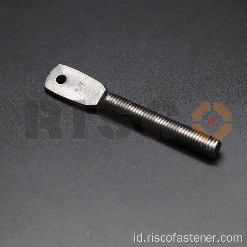 304 316 Baut Kepala Datar Stainless Steel